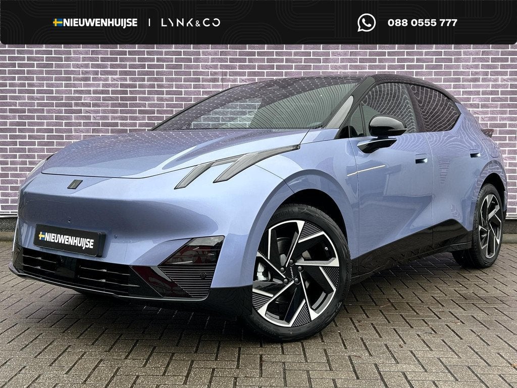 Lynk & Co 02 More 66 KW | 445 km elektrisch bereik | Adaptiv, Automaat, 12 maanden, Achterwielaandrijving, Blauw