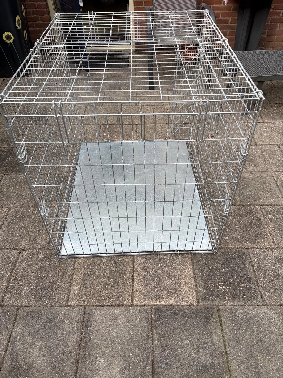 Grote hoge hondenbench 100x 82x86,5, Ophalen