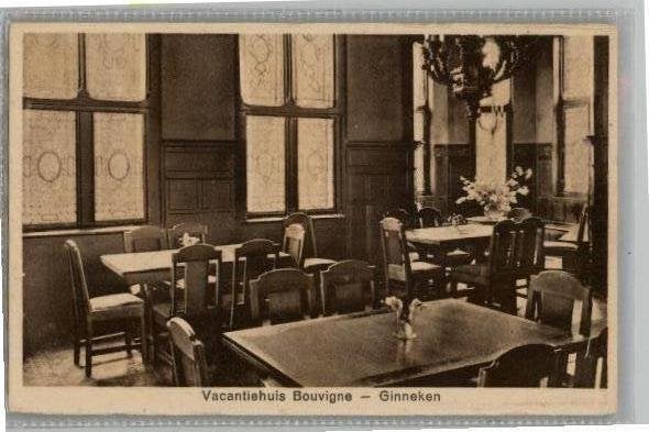 Ginneken Vacantiehuis Bouvigne Eetzaal, Ophalen of Verzenden, 1920 tot 1940, Ongelopen, Noord-Brabant