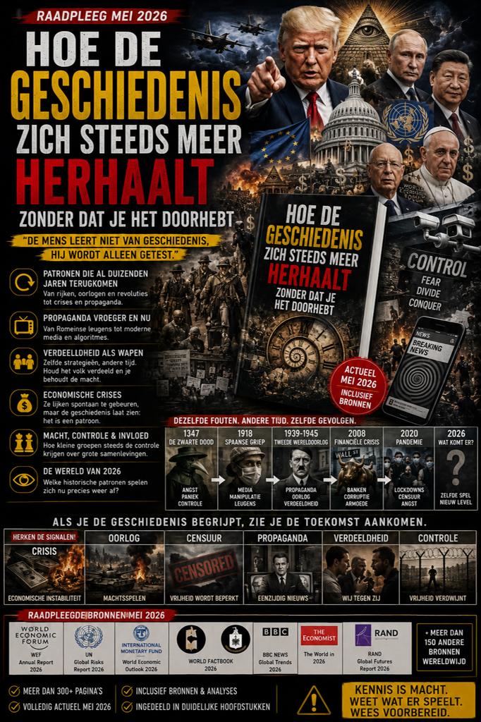 Hoe De Geschiedenis Zich Steeds Meer Herhaalt, Ophalen of Verzenden, Zo goed als nieuw