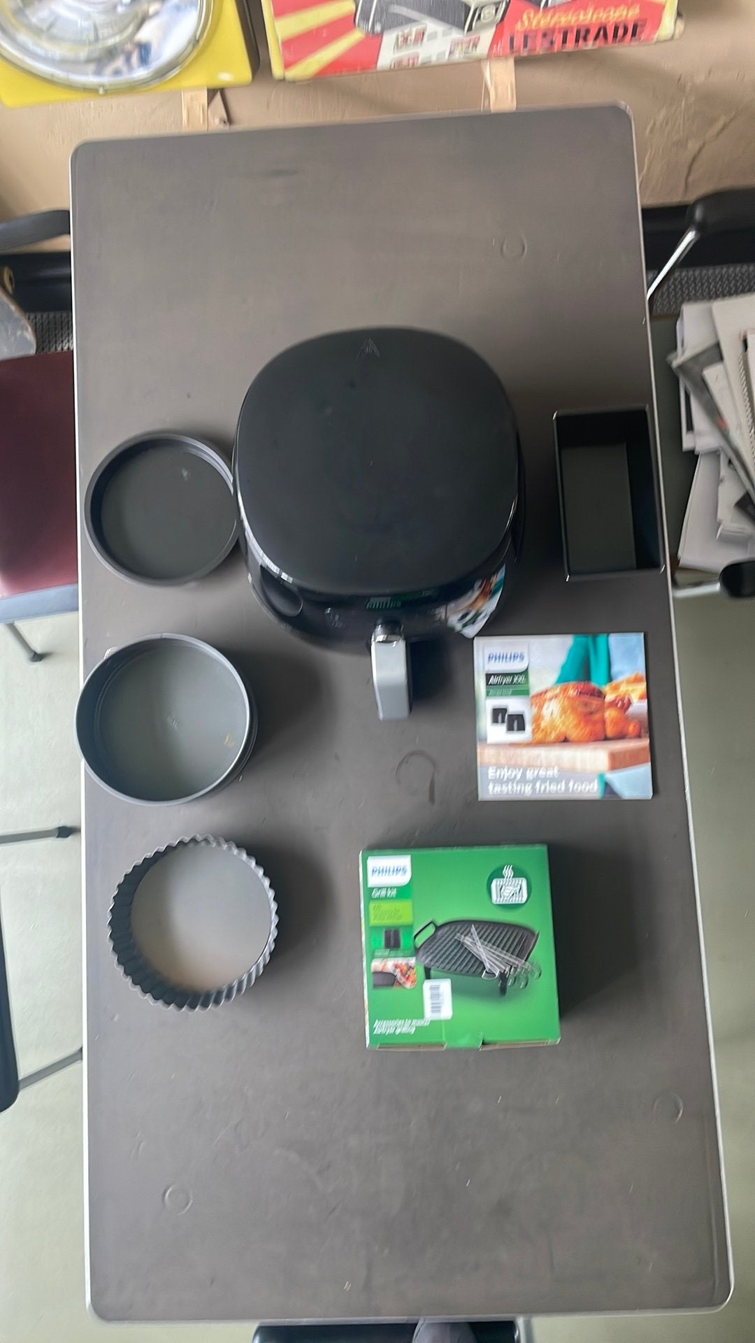 Philips airfryer xxl + accessoires, Ophalen of Verzenden, Zo goed als nieuw