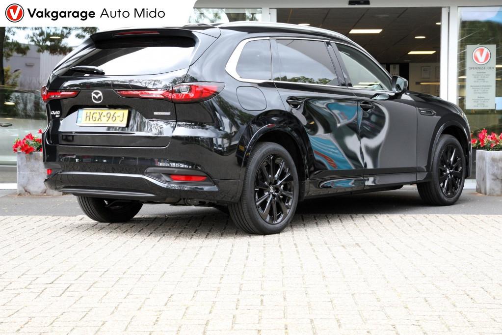 Mazda CX-80 2.5 PHEV Homura Plus 7-seater | BTW auto | NLD a, Gebruikt, Met garantie (alle), CX-80, Zwart