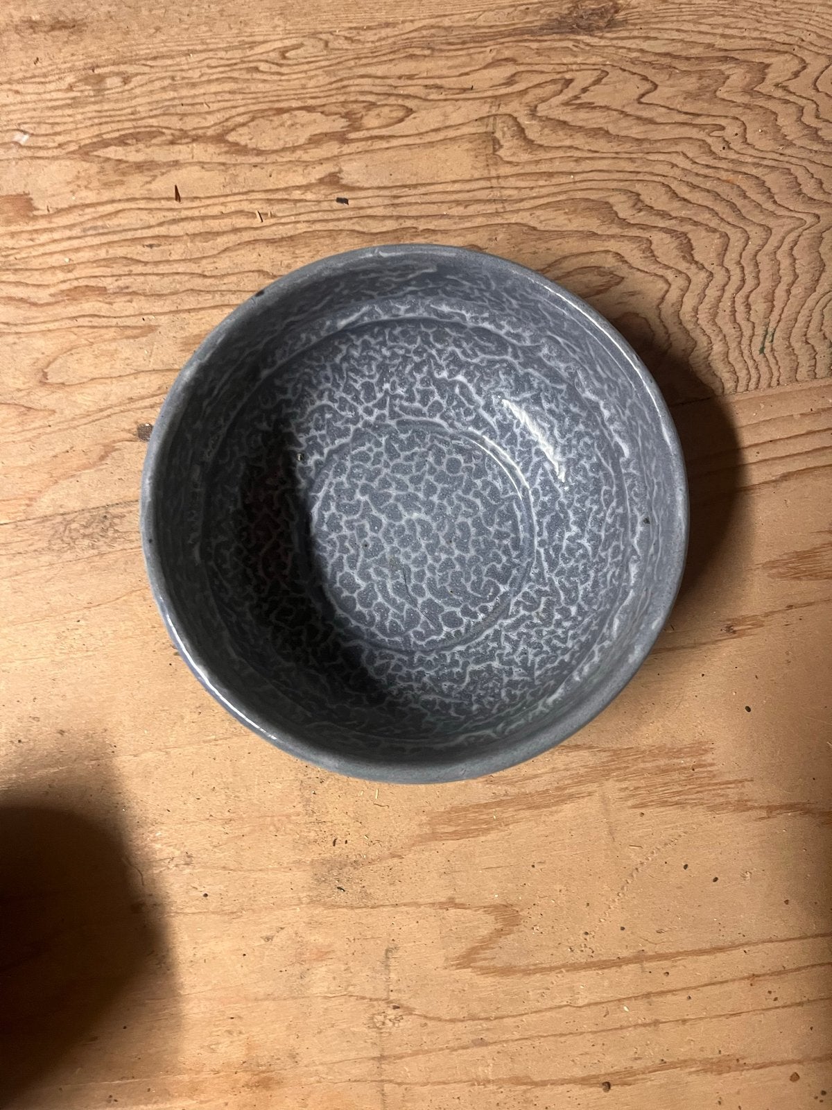 Klein grijs emaille schaaltje, Antiek en Kunst, Ophalen