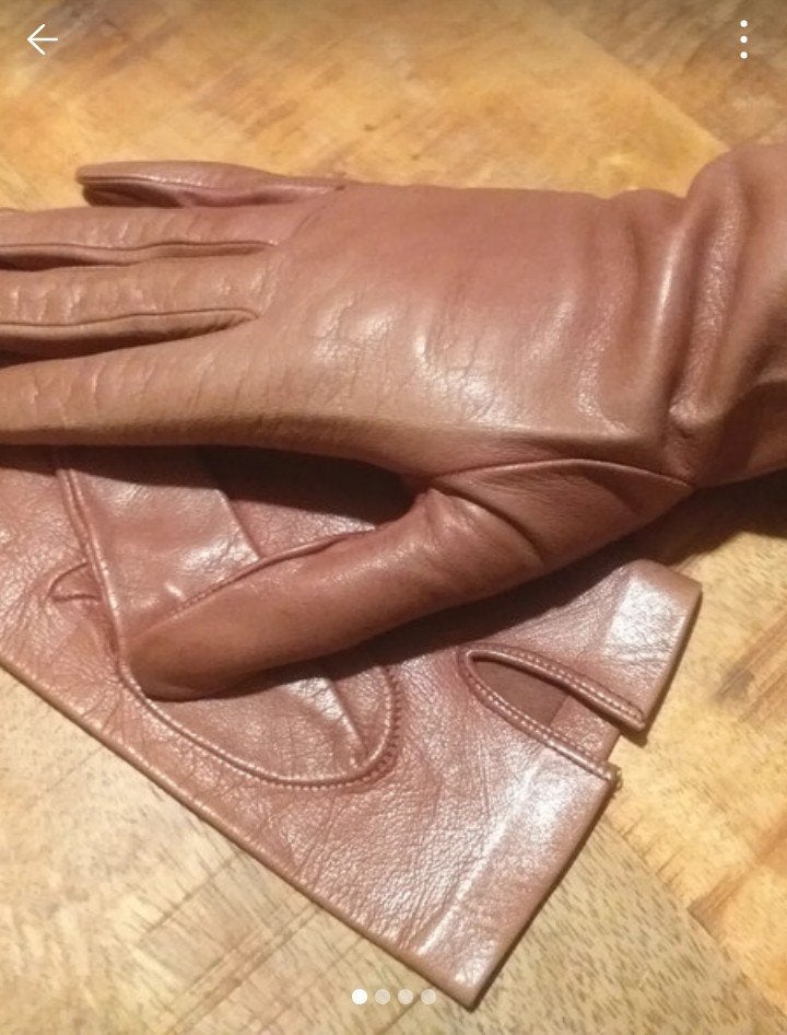 Leren handschoenen, Ophalen of Verzenden, Gedragen, Handschoenen