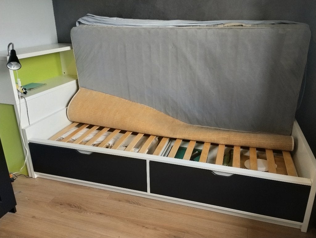 Jongens bed, Ophalen, 85 tot 100 cm, Gebruikt, Lattenbodem
