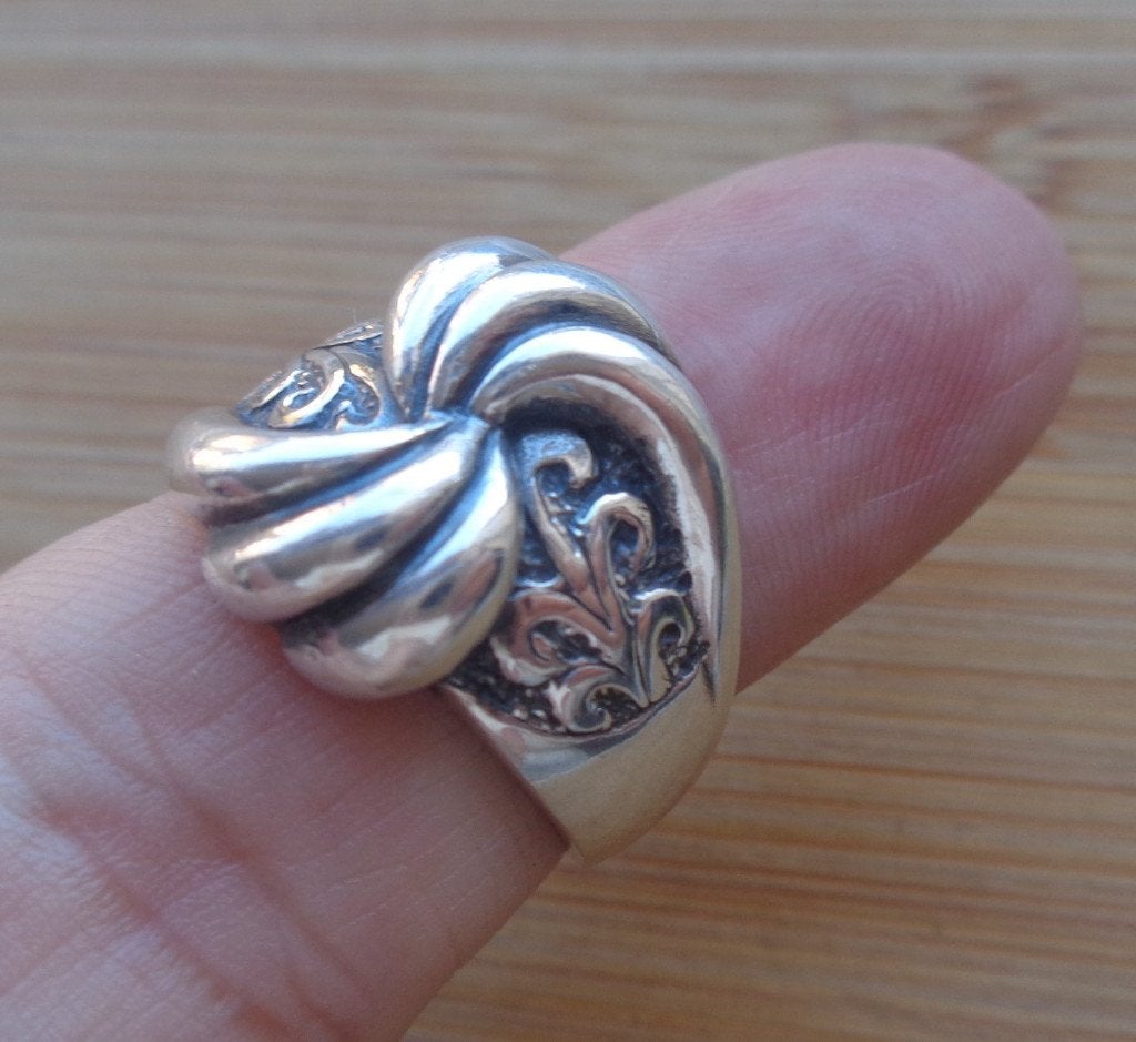zilveren aparte dames of heren ring [445], Sieraden, Tassen en Uiterlijk, Ringen, 18 tot 19, Verzenden, Zo goed als nieuw, Dame