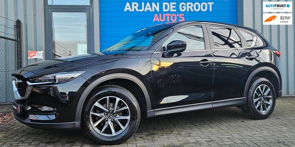 Mazda CX-5 2.0 SkyActiv-G 165PK Clima Carplay Cruise Deale, Auto's, Mazda, Voorwielaandrijving, 1998 cc, Stof, Zwart
