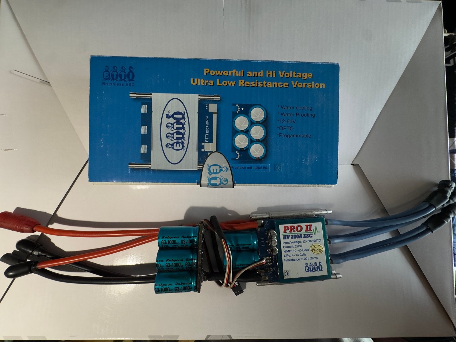ETTI PRO II HV 220A ESC - Krachtige snelheidsregelaar, Ophalen of Verzenden, Gebruikt
