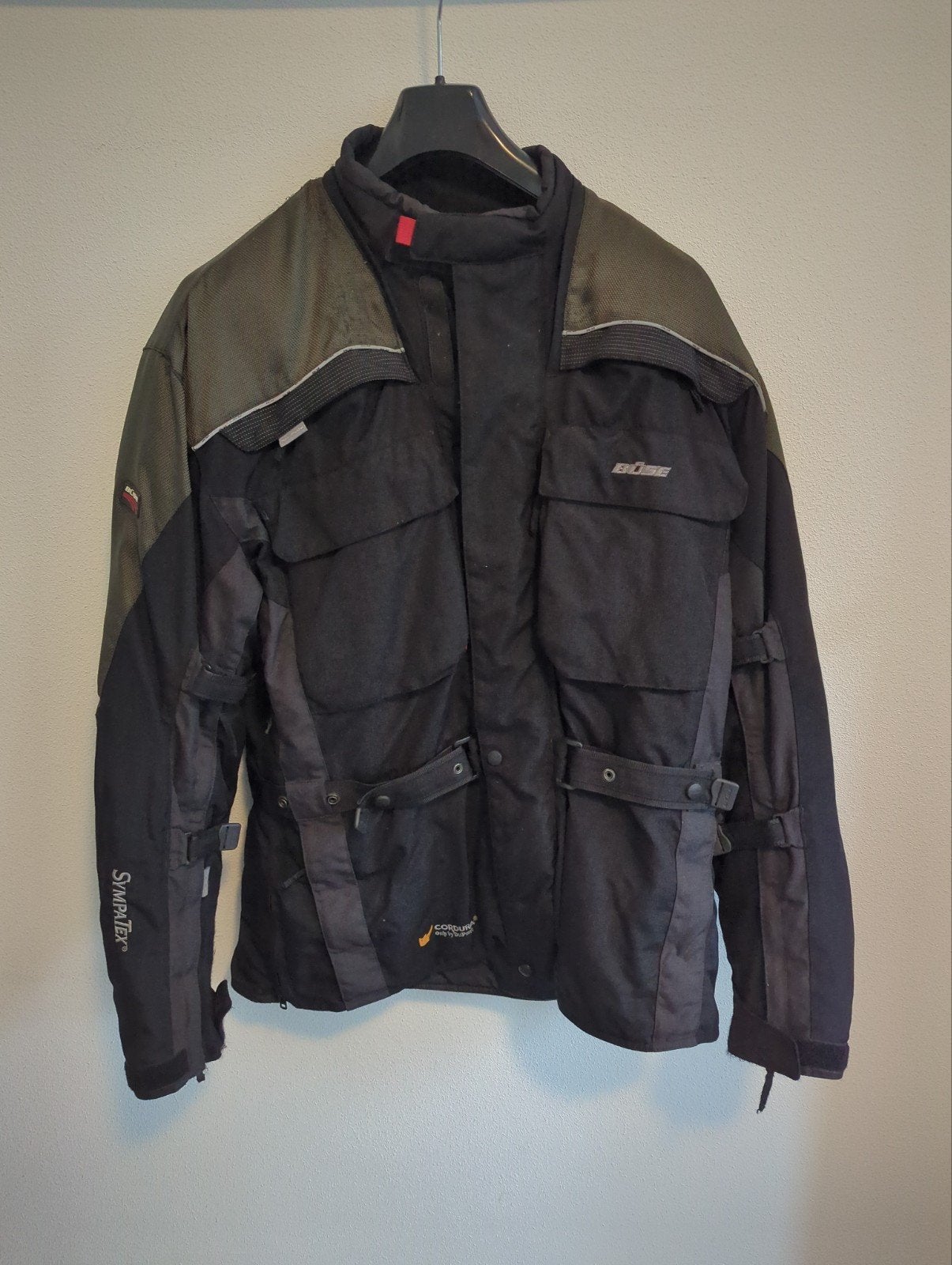 Büse Motorjas - Maat 56 - Zwart/Groen, Motoren, Ophalen of Verzenden, Tweedehands, Jas | textiel