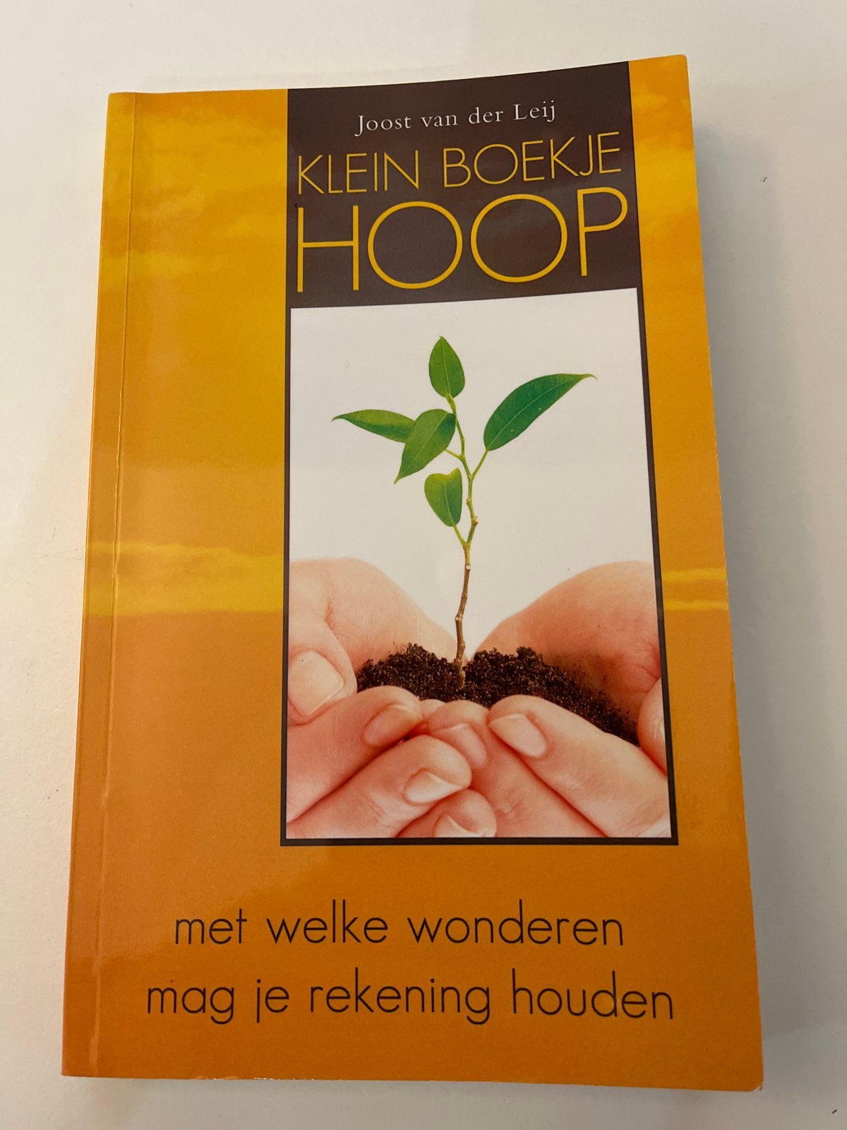 KLEIN BOEKJE HOOP - Joost van der Leij, Boeken, Ophalen of Verzenden, Zo goed als nieuw