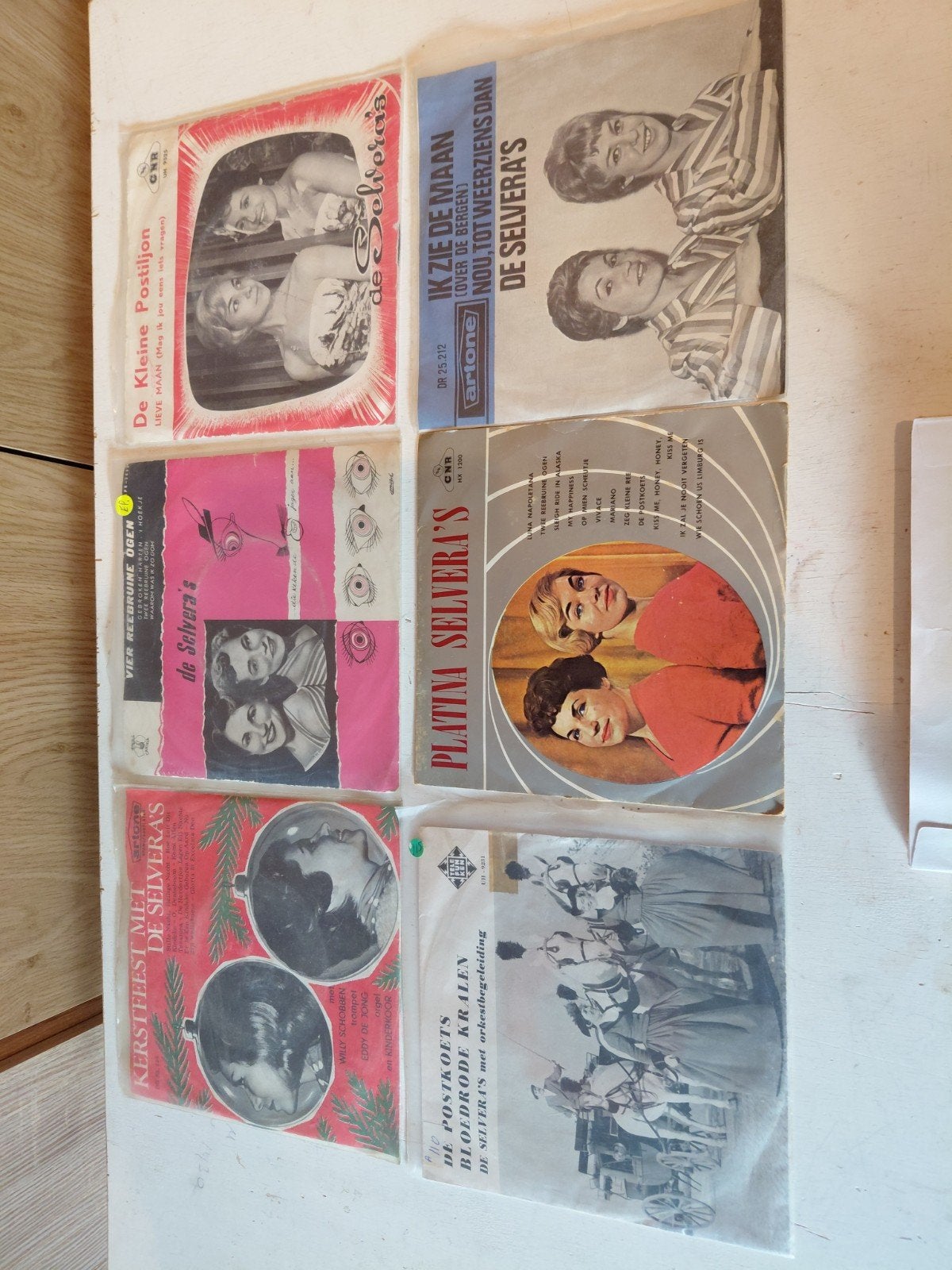 De Selvera's - Diverse 7 inch singles (Pop, Nederlandstalig), Cd's en Dvd's, Vinyl Singles, Gebruikt, 7 inch, Ophalen of Verzenden