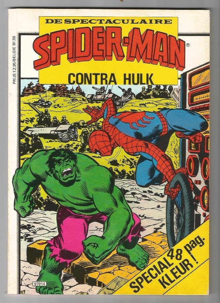 Spiderman Contra Hulk JP Special 48 pag/1979 Nieuwstaat !, Boeken, Eén comic, Overige gebieden, Ophalen of Verzenden, Gil Kane