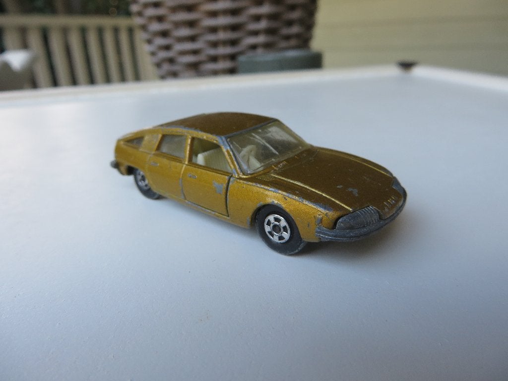 Matchbox BMC 1800 Pininfarina bruin metallic, Ophalen of Verzenden, Gebruikt, Auto