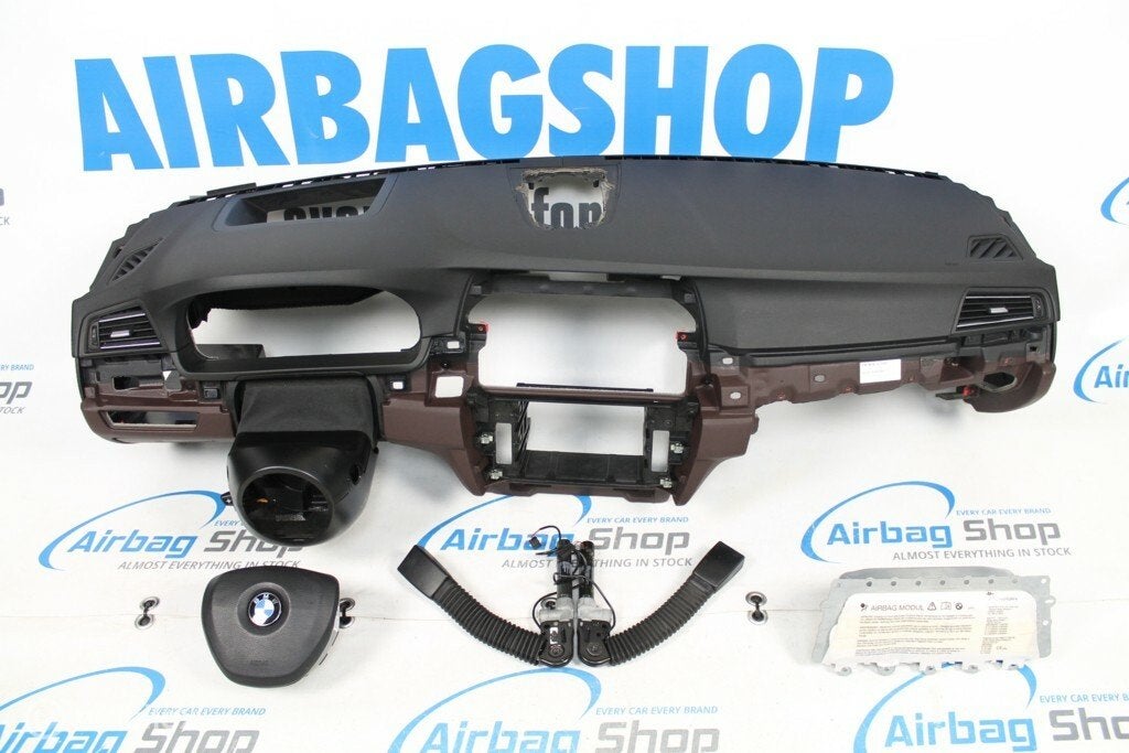 Airbag set - Dashboard bruin head up BMW 5 serie F10 2009-..
