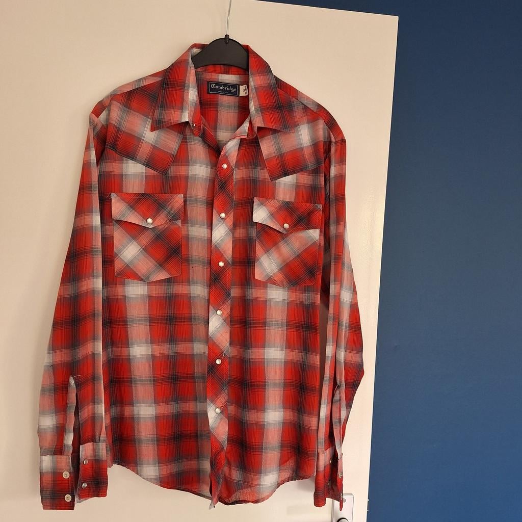 Super mooie Country Western blouse!!, Ophalen of Verzenden, Zo goed als nieuw, Rood