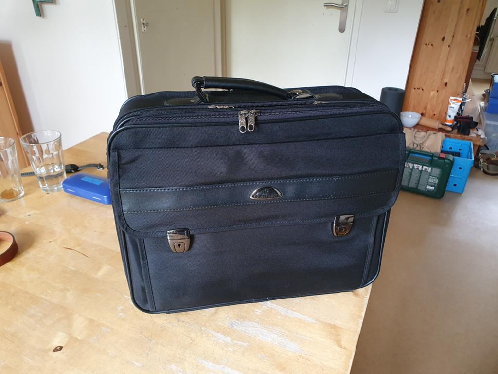 Samsonite Laptoptas / Werktas - Zwart, Computers en Software, Laptoptassen, Ophalen, Gevoerd laptopvak, 17 inch of meer, Aktetas