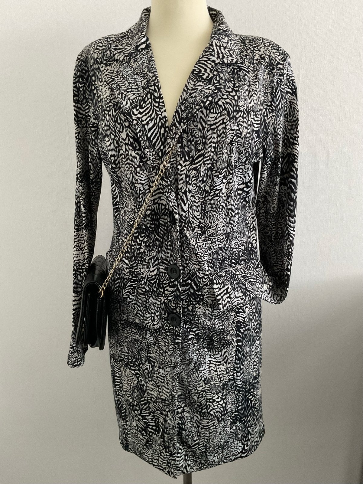 Zoso blazer zwart-wit travelstof maat M nieuw, Maat 38/40 (M), Meerkleurig, Nieuw, Ophalen of Verzenden
