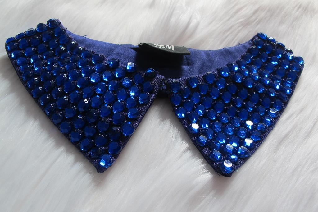 Blue detachable collar (H&M), H&M, Ophalen of Verzenden, Zo goed als nieuw