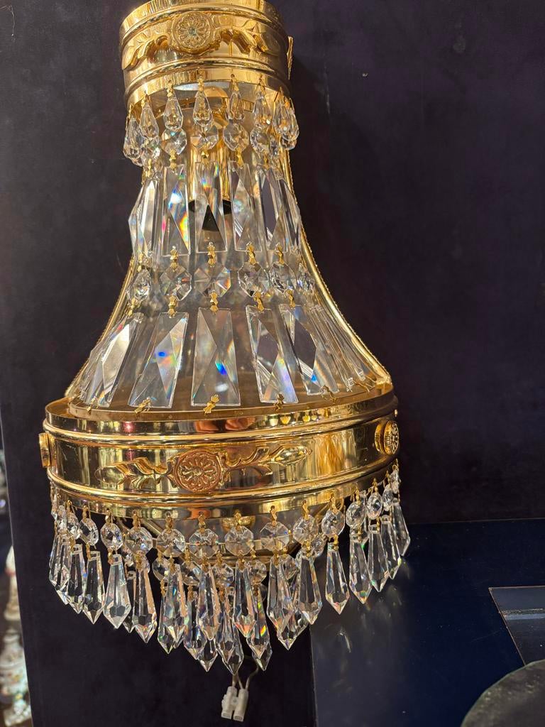 Luxe nieuw Swarovski Wandlamp met Kristallen Decoratie, Verzenden