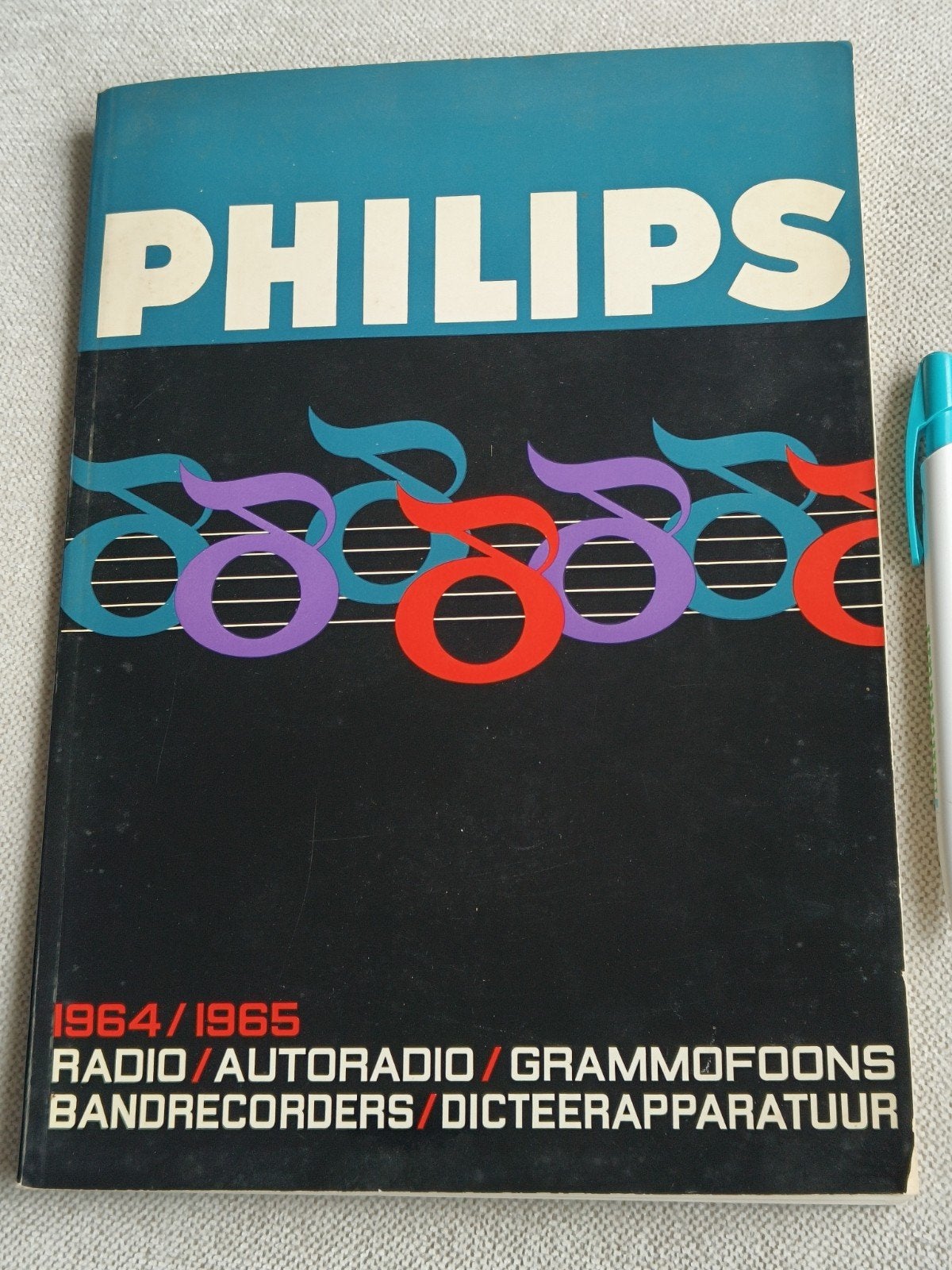 PHILIPS CATALOGUS 1964/65, RADIO, GRAMMOFOONS, RECORDERS...., Boeken, Ophalen of Verzenden, Gelezen
