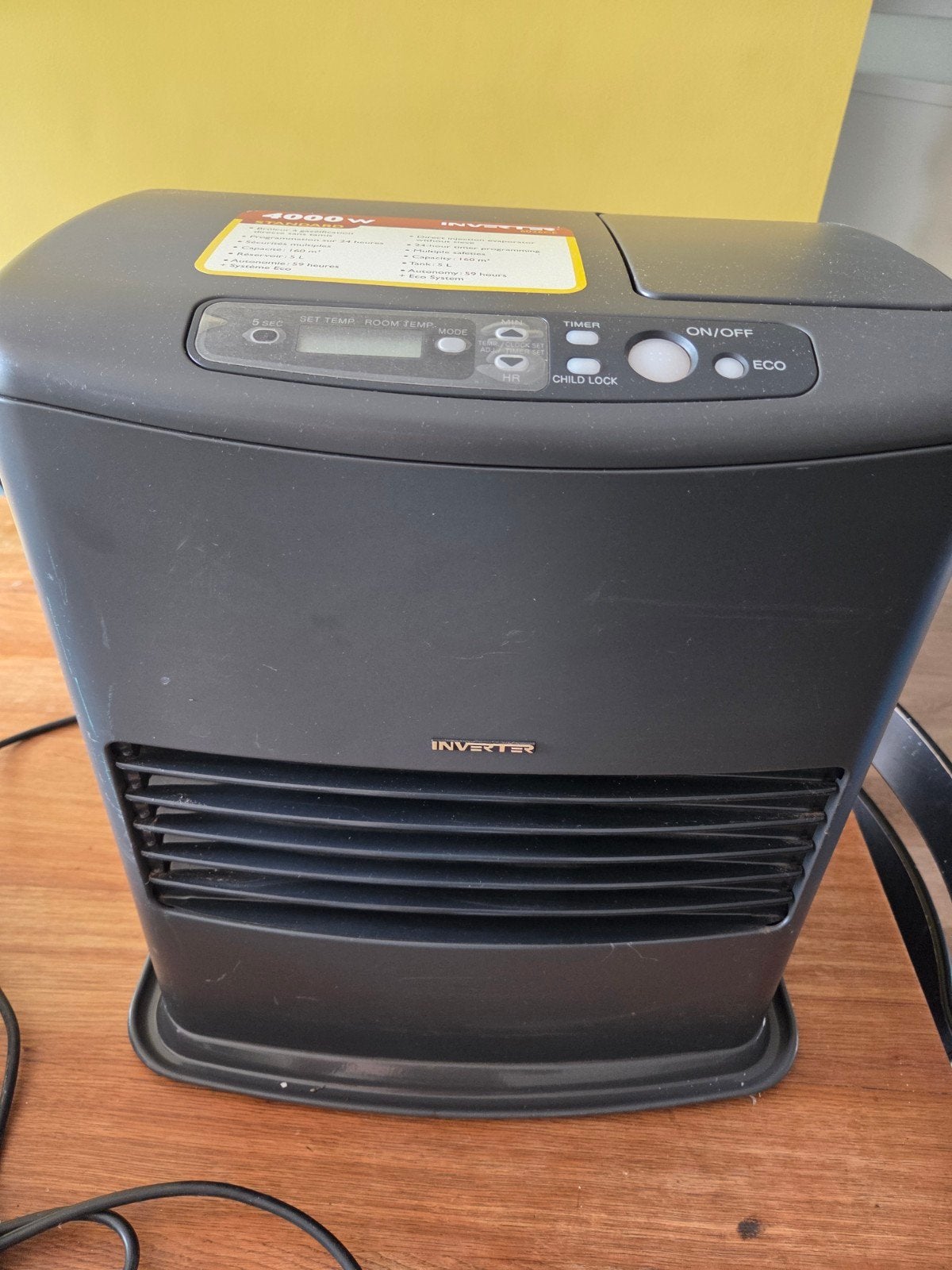 Inverter petroleum kachel 4000W - Weinig gebruikt, Ophalen of Verzenden