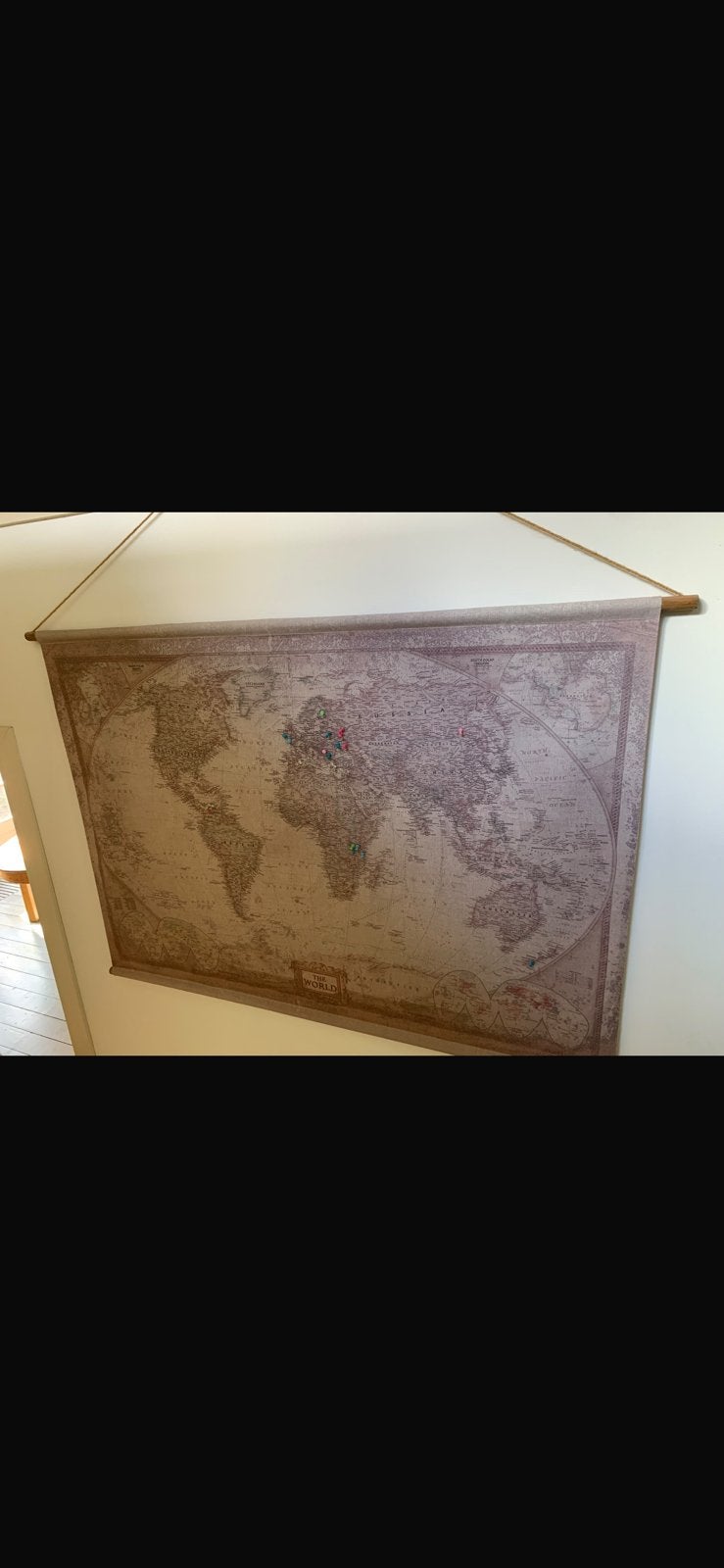 Landkaart, Antiek en Kunst, Ophalen of Verzenden, Aardrijkskunde