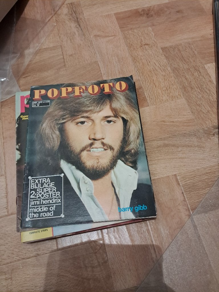 Popfoto - Incl. zgan Superposter Jimi Hendrix, Verzenden, Zo goed als nieuw