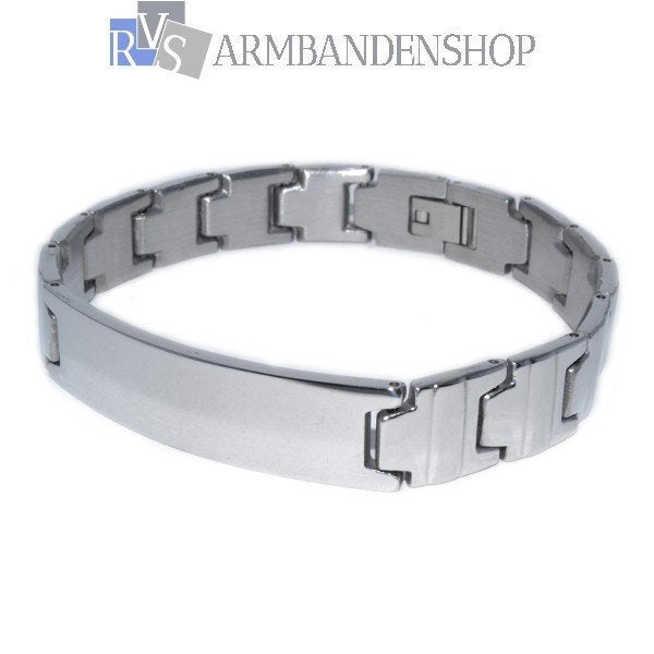 div. rvs armbanden RVS staal zilver heren en dames armbanden, Verzenden, Nieuw, Zilver, Staal