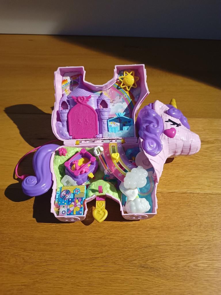 Polly Pocket Verrassings Eenhoorn - ZGAN, Kinderen en Baby's, Speelgoed | Poppen, Ophalen, Zo goed als nieuw, Overige typen