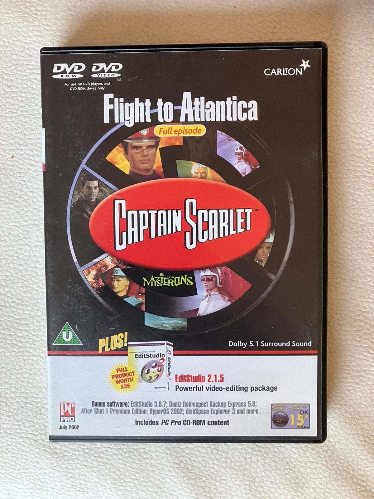Captain Scarlet animatie, Animatie, Ophalen of Verzenden, Vanaf 6 jaar, Gebruikt