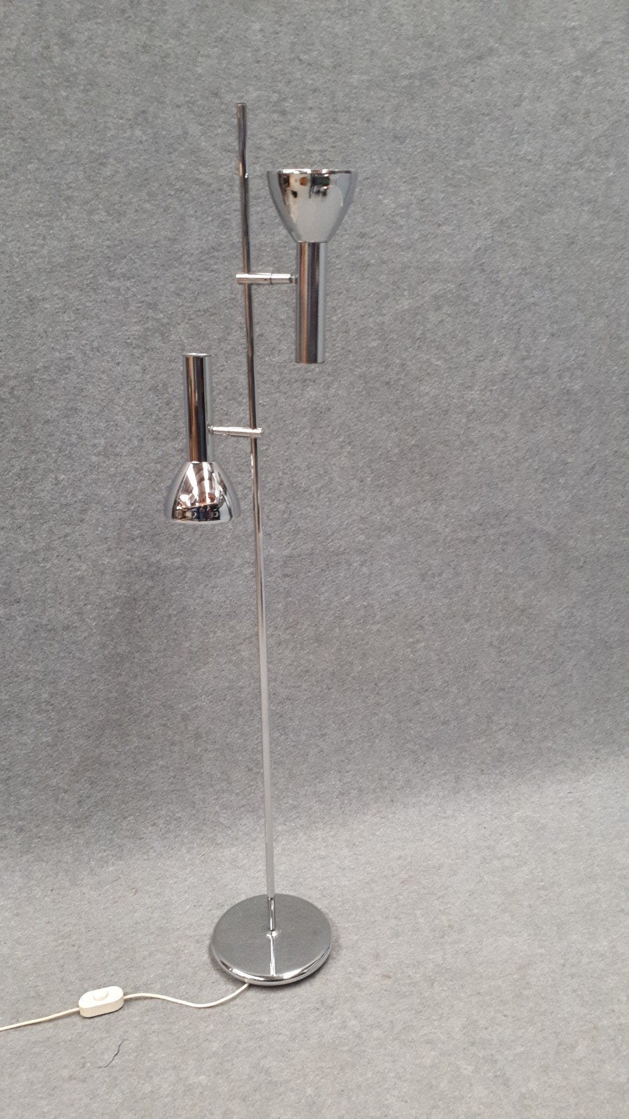 Vintage vloerlamp, Huis en Inrichting, Lampen | Vloerlampen, Ophalen, Gebruikt, Metaal, 150 tot 200 cm