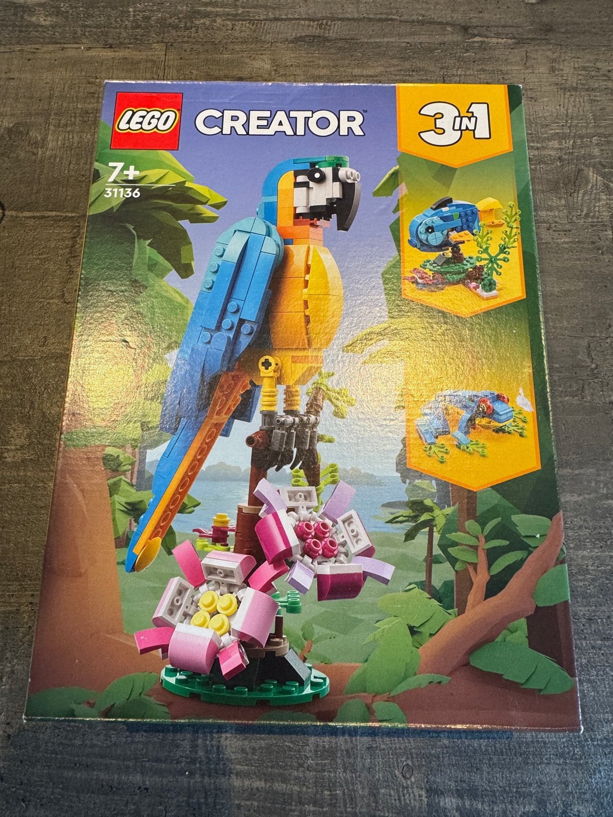 LEGO Creator 3in1 Exotische Papegaai 31136, Ophalen of Verzenden, Nieuw, Overige merken