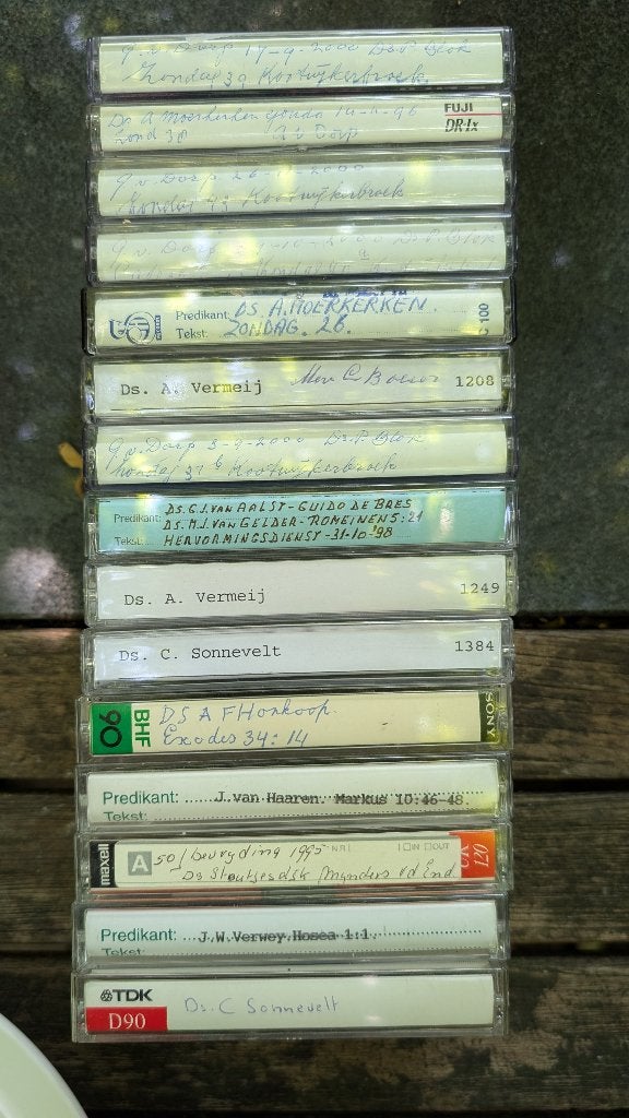 Preken op cassetteband, Ophalen, Christendom | Protestants, Zo goed als nieuw, Diverse Auteurs