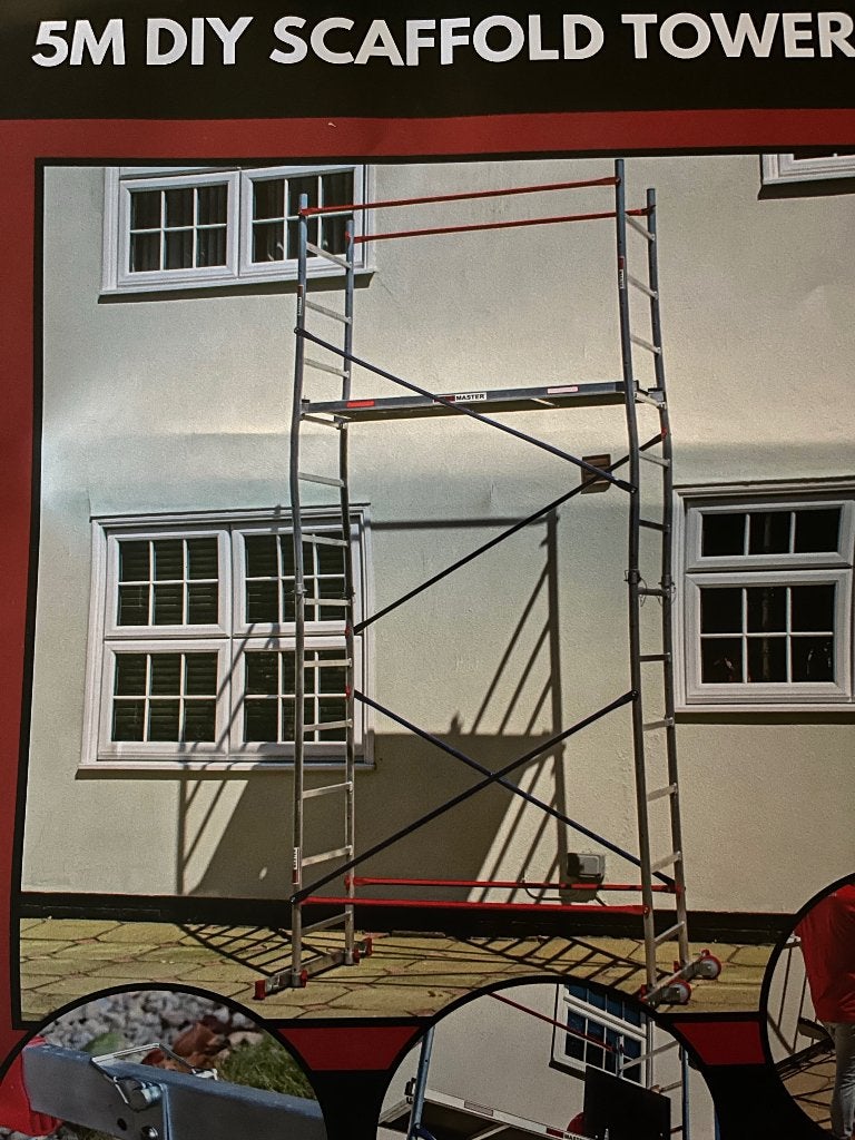 Home Master doe-het-zelf rolsteiger 5 m, Doe-het-zelf en Verbouw, Ophalen, Nieuw, Rolsteiger of Kamersteiger, 5 meter of hoger