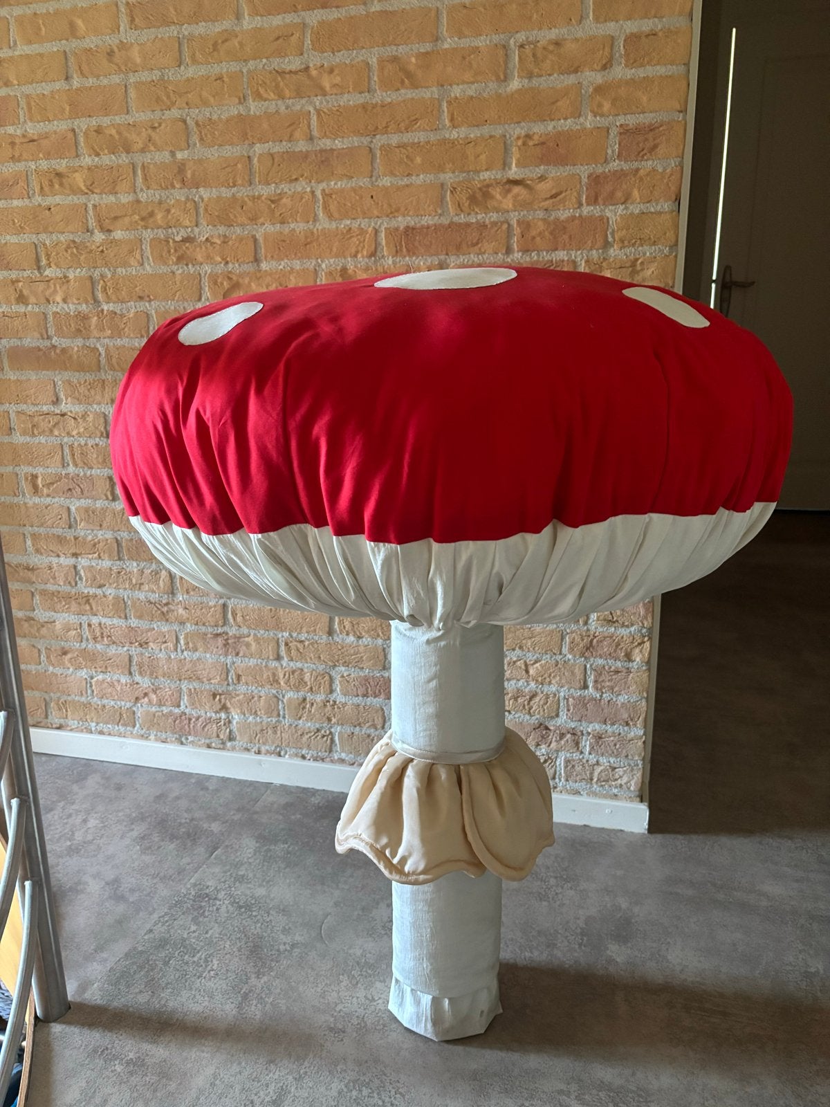 Grote paddenstoel decoratie - Rood met witte stippen, Ophalen, Fantasie, Gebruikt, Handgemaakt