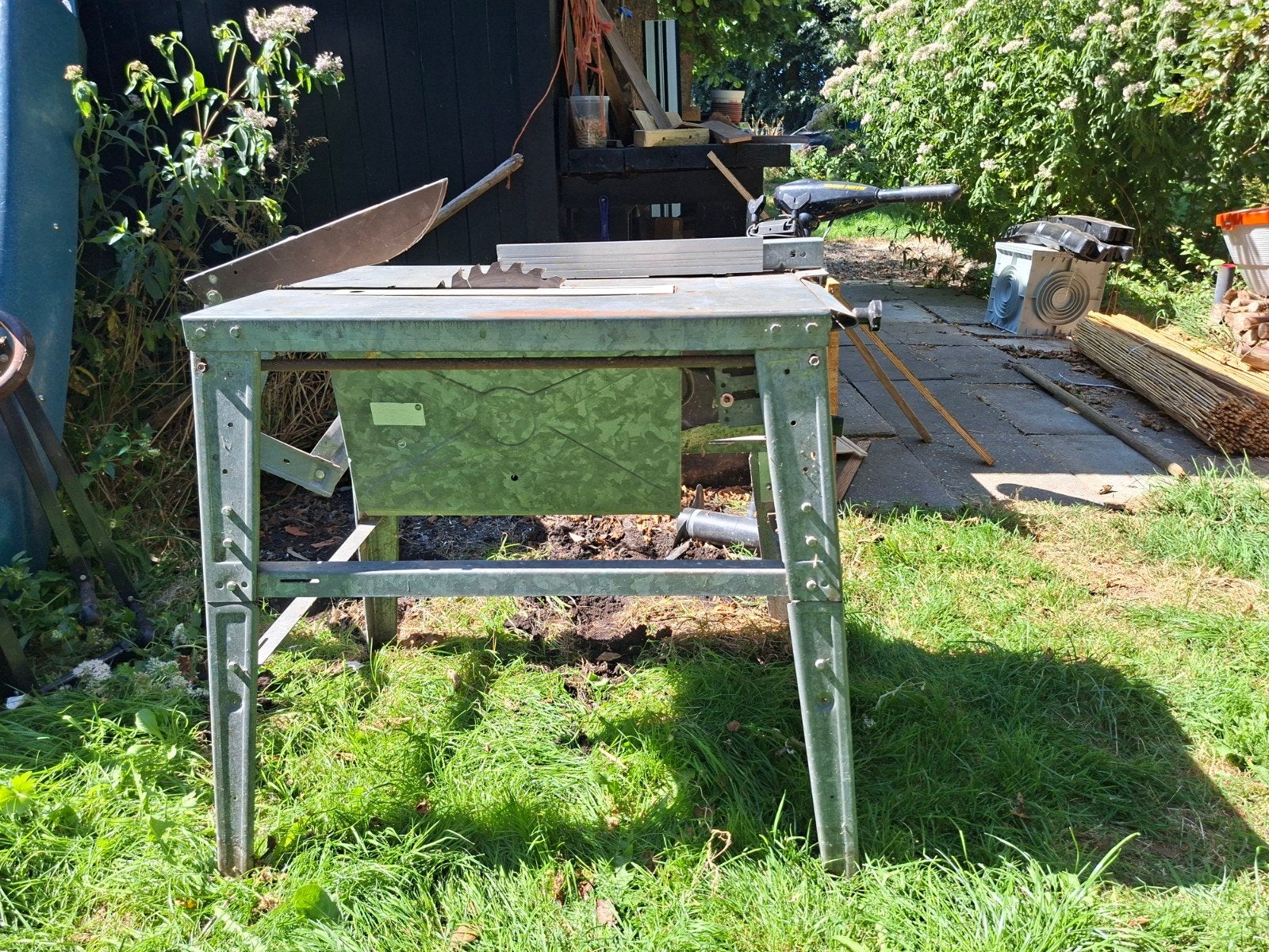 Alko zaagtafel 230 volt., Ophalen, Gebruikt, 70 mm of meer, Overige typen