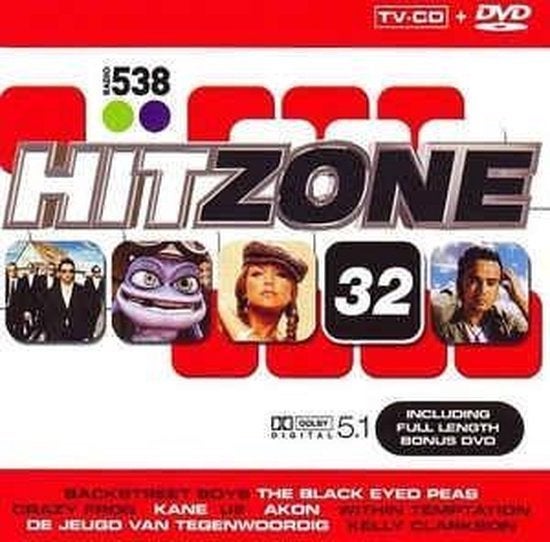 538 Hitzone deel 32  Originele CD+DVD Nieuw, Ongebruikt, Ophalen of Verzenden, Nieuw in verpakking, Pop