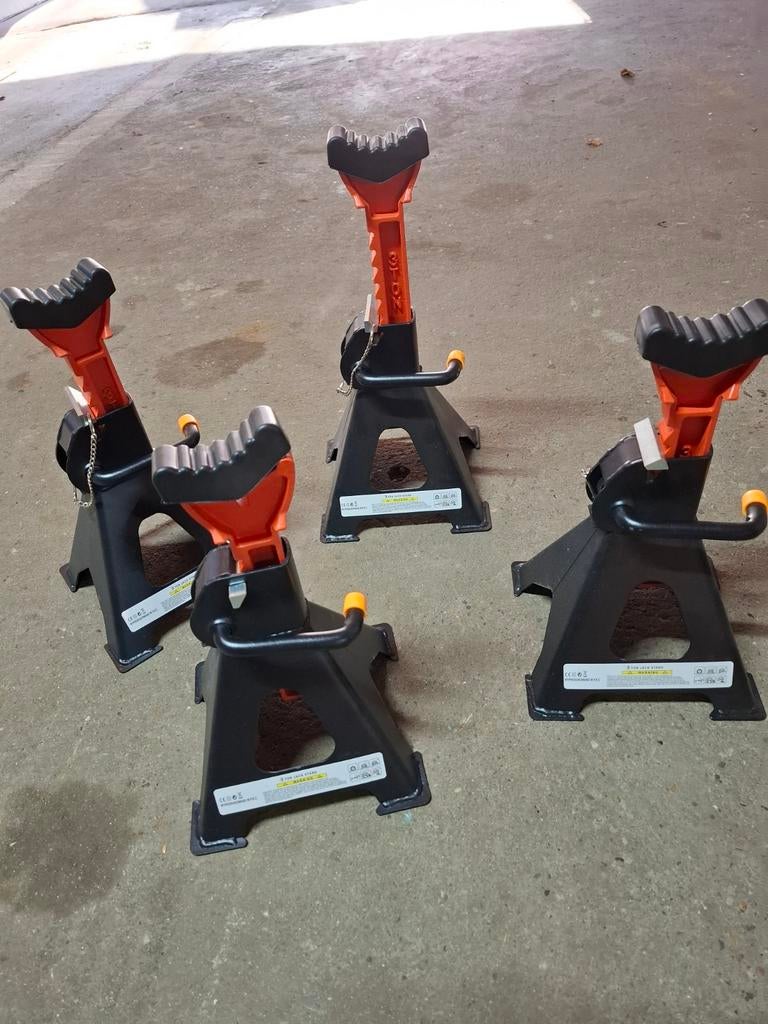 assteunen set 4 stuks 3 T., Auto diversen, Autogereedschap, Assteunen, Ophalen of Verzenden, Nieuw, Assteunen@bokken.com