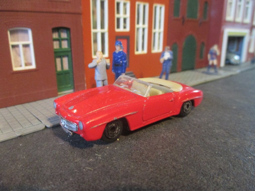 1:64 Mercedes Benz W121 190 SL - Maisto, Ophalen of Verzenden, Nieuw, Auto
