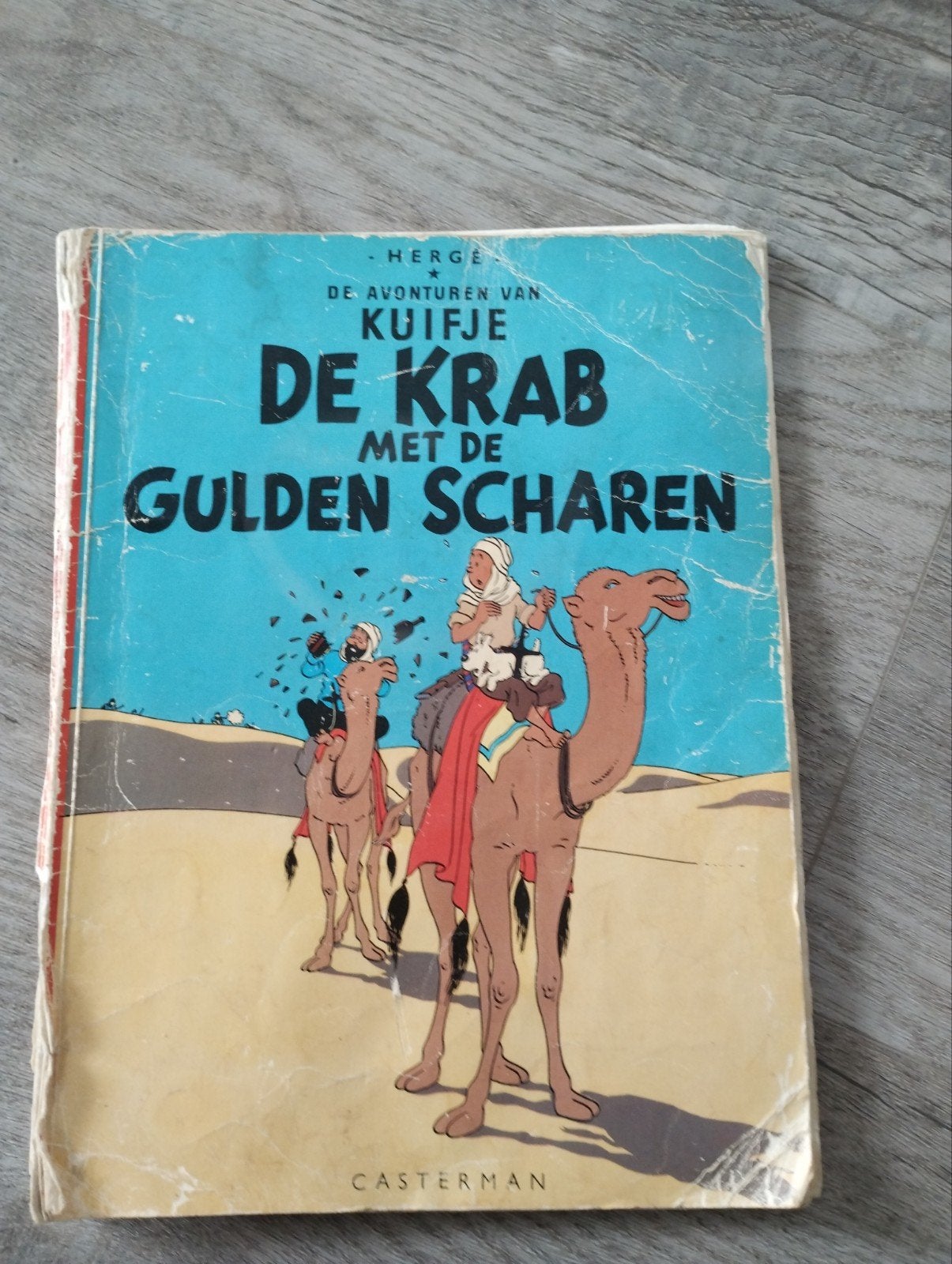 Kuifje stripboek, Boeken, Eén stripboek, Ophalen of Verzenden, Gelezen