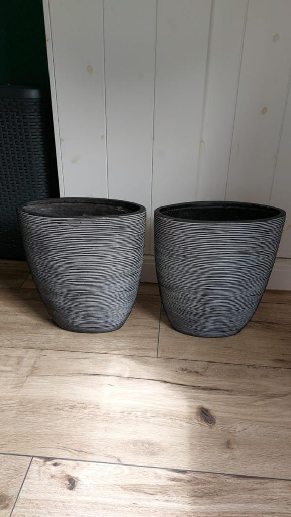 Capi bloempotten ovaal, Tuin en Terras, Kunststof, Zo goed als nieuw, Minder dan 40 cm, Balkon