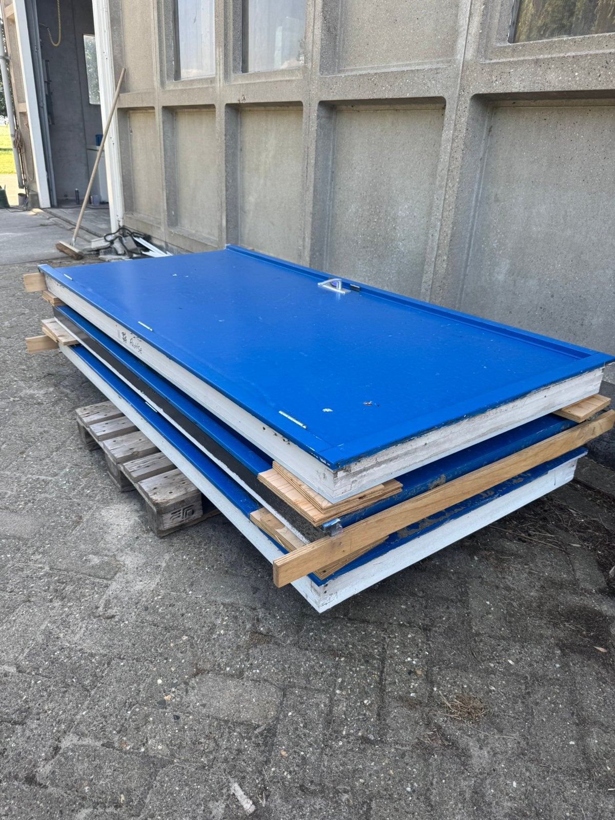 3x Deuren uit bouwkeet, Ophalen, Gebruikt, 80 tot 100 cm, Buitendeur