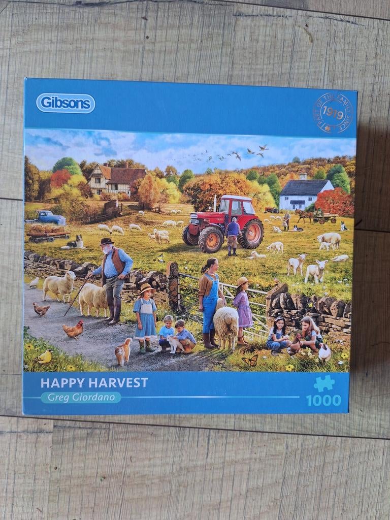 Happy harvest, Ophalen of Verzenden, 500 t/m 1500 stukjes, Zo goed als nieuw, Legpuzzel