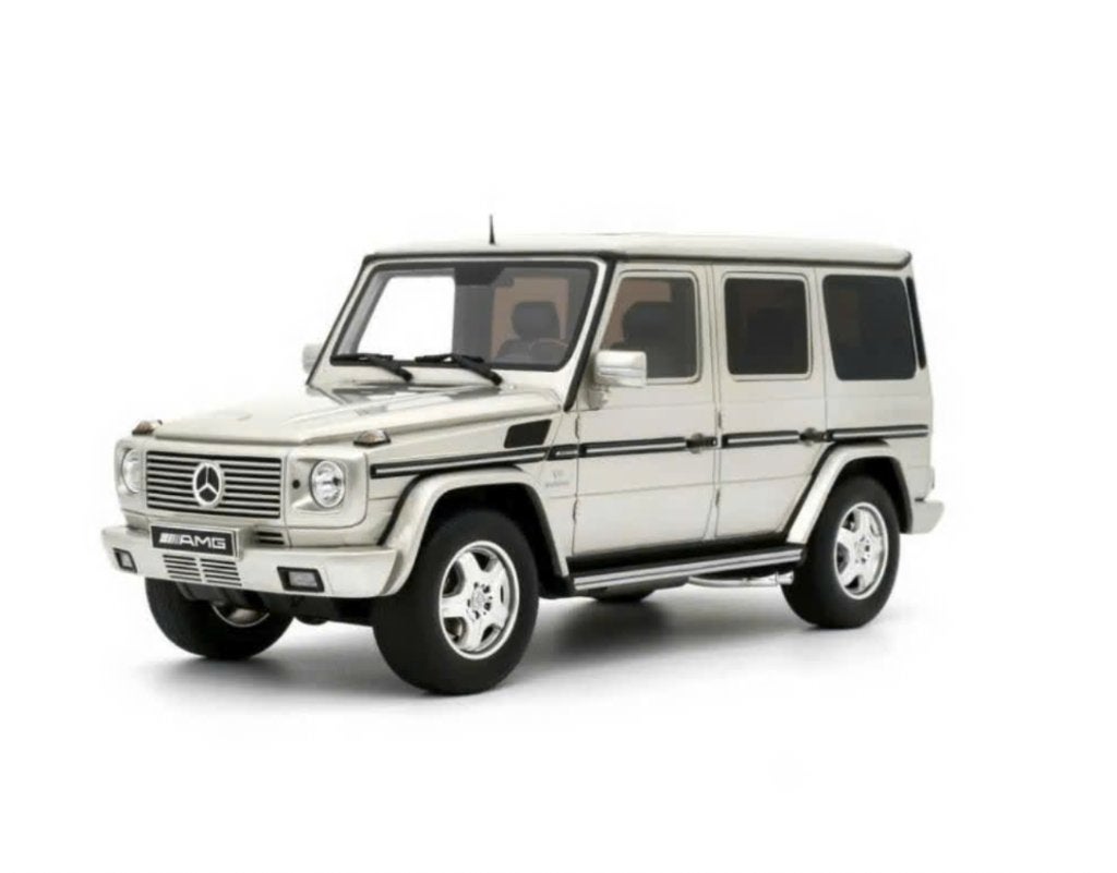 Mercedes Benz G-Class 55 AMG Zilver 1/18 OTTO MOBILE OT1126, Hobby en Vrije tijd, Modelauto's | 1:18, Ophalen of Verzenden, Nieuw