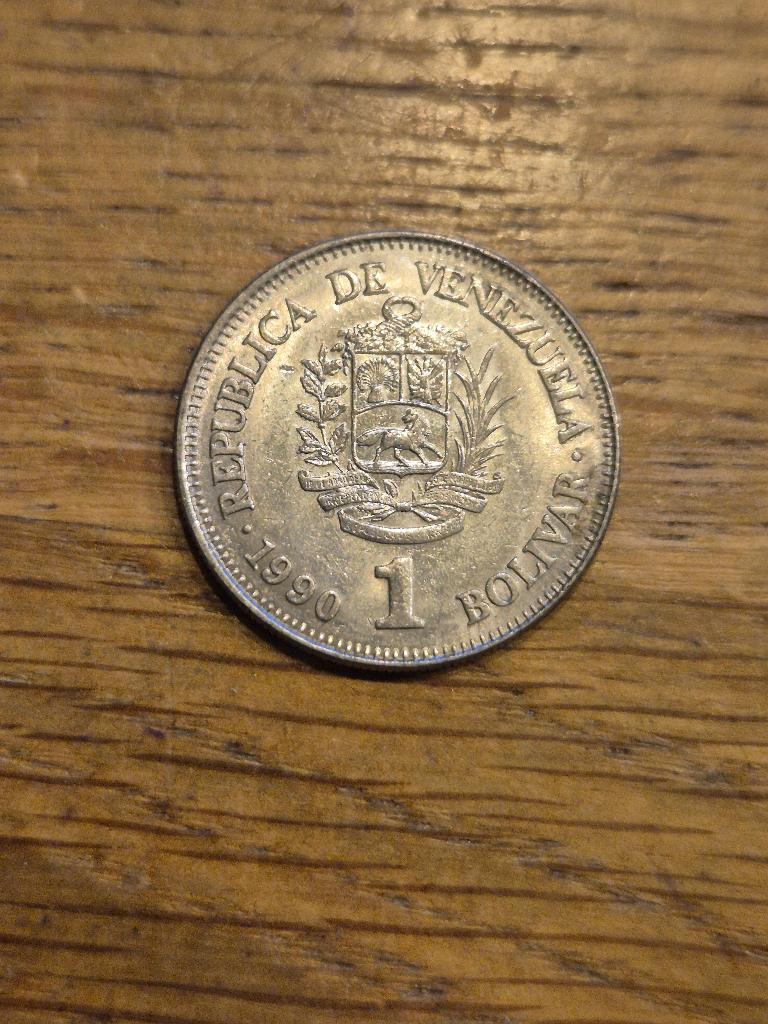 Venezuela - 1 Bolivar 1990, Verzenden, Zuid-Amerika, Losse munt