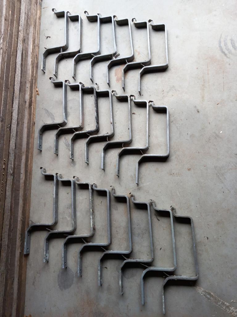 Ubbink dakgootbeugel's 205mm 8mm dik, Overige typen, Ophalen of Verzenden, Zo goed als nieuw, Minder dan 5 m²