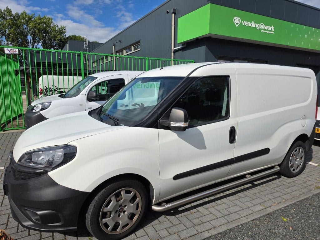 Fiat Doblo Cargo GB 1.6 MJ 105pk L2h1 Maxi 2018, Voorwielaandrijving, Stof, 4 cilinders, Wit