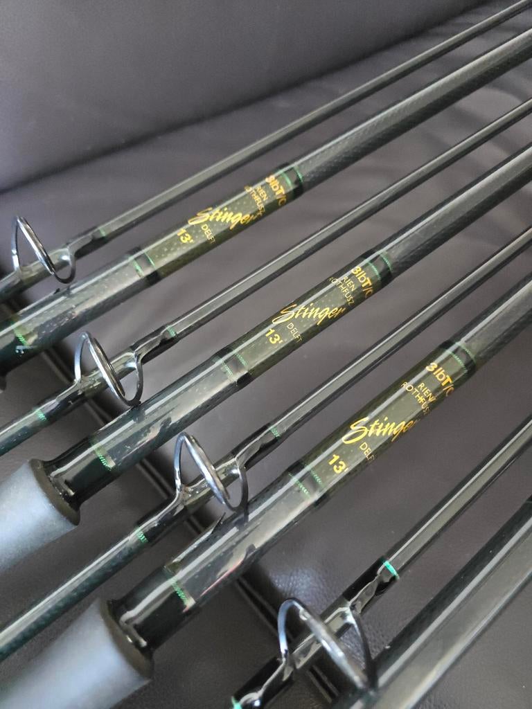 4 x Century Hy bor Hybor boron 13ft 3lb karperhengels, Ophalen, Gebruikt, Werphengel