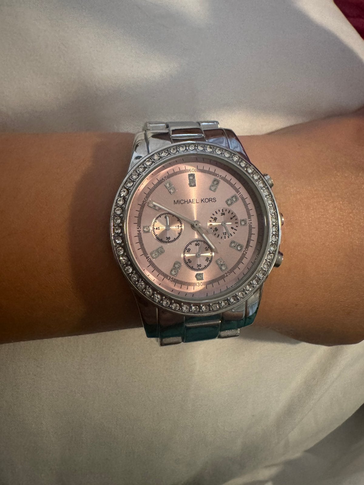 Horloge dames MK, Ophalen of Verzenden, Zo goed als nieuw, Staal, Overige merken