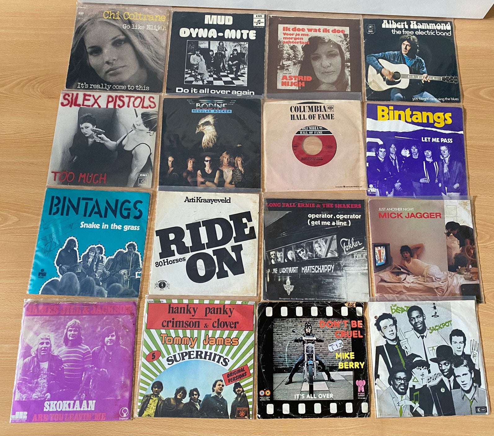 Leuke partij singles 45t, Cd's en Dvd's, Gebruikt, 7 inch, Ophalen of Verzenden, Pop